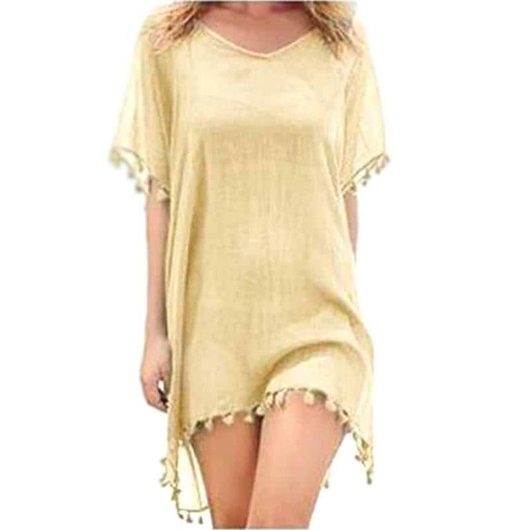 Abaya umbrella Dubaï Beige avec broderies perlées